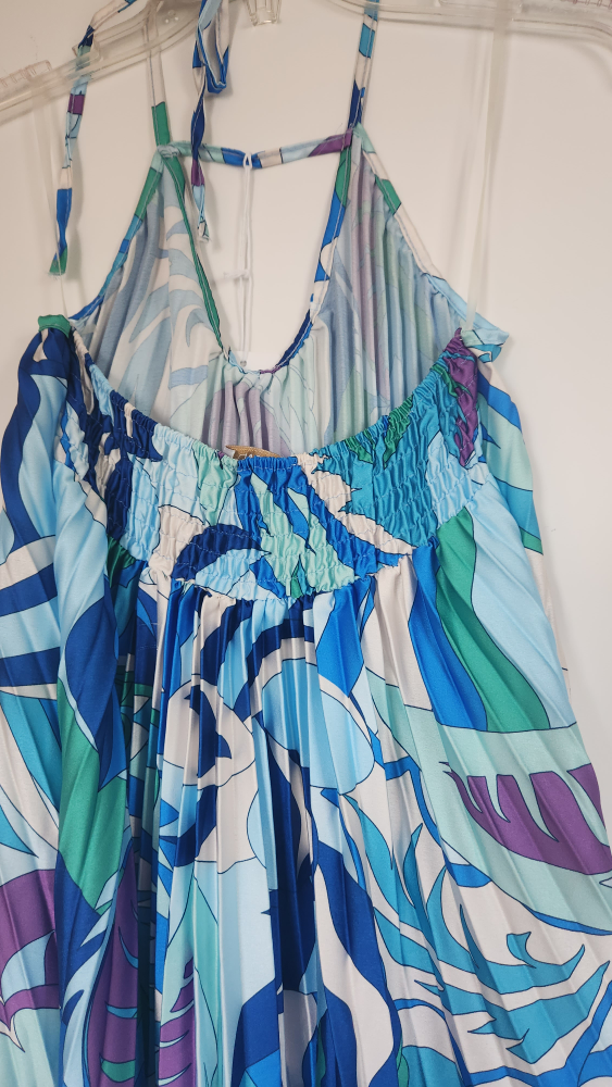 Allyson Maxi Dress - Blue, Green, Purple - photo 4