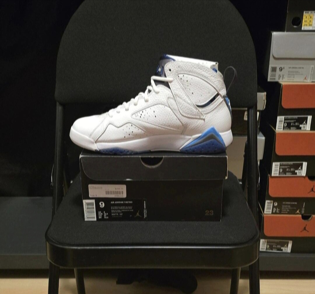 Air Jordan 7 French Blue size 9 - photo 3