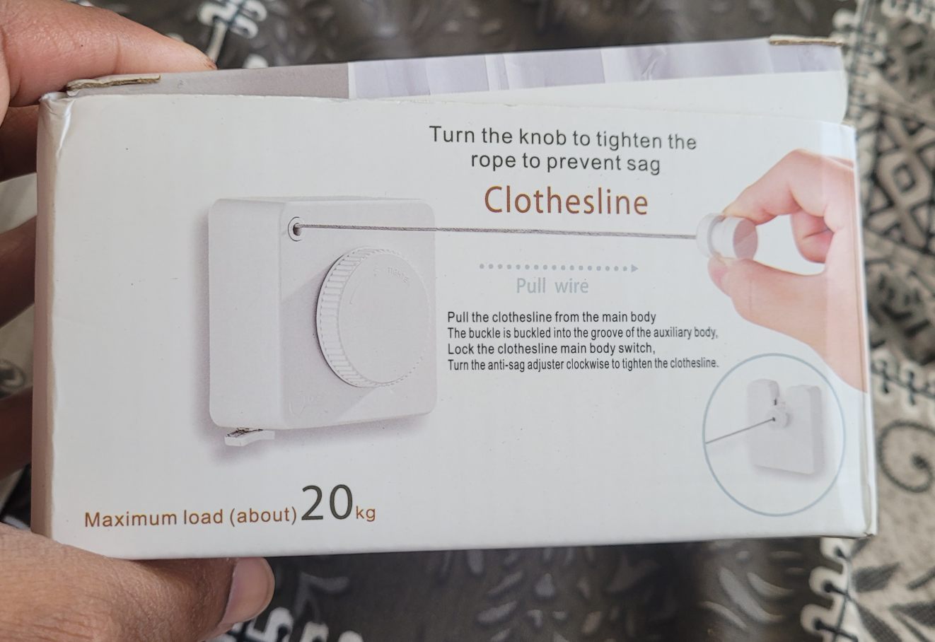 Retractable Clothesline - New in Box