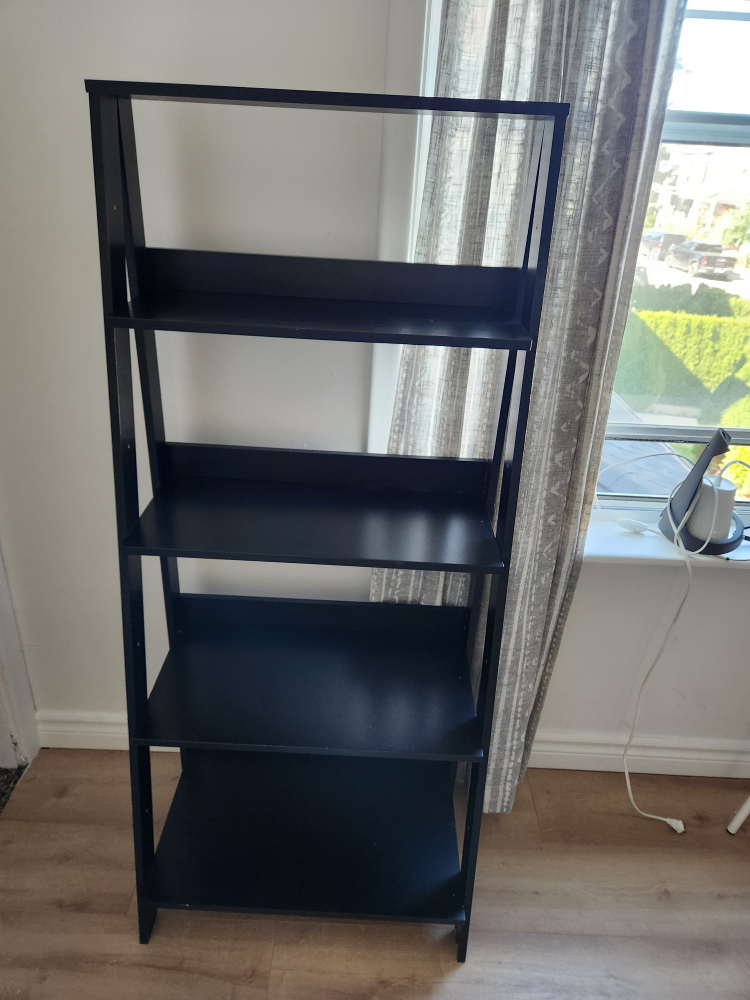 Black Ladder Shelf