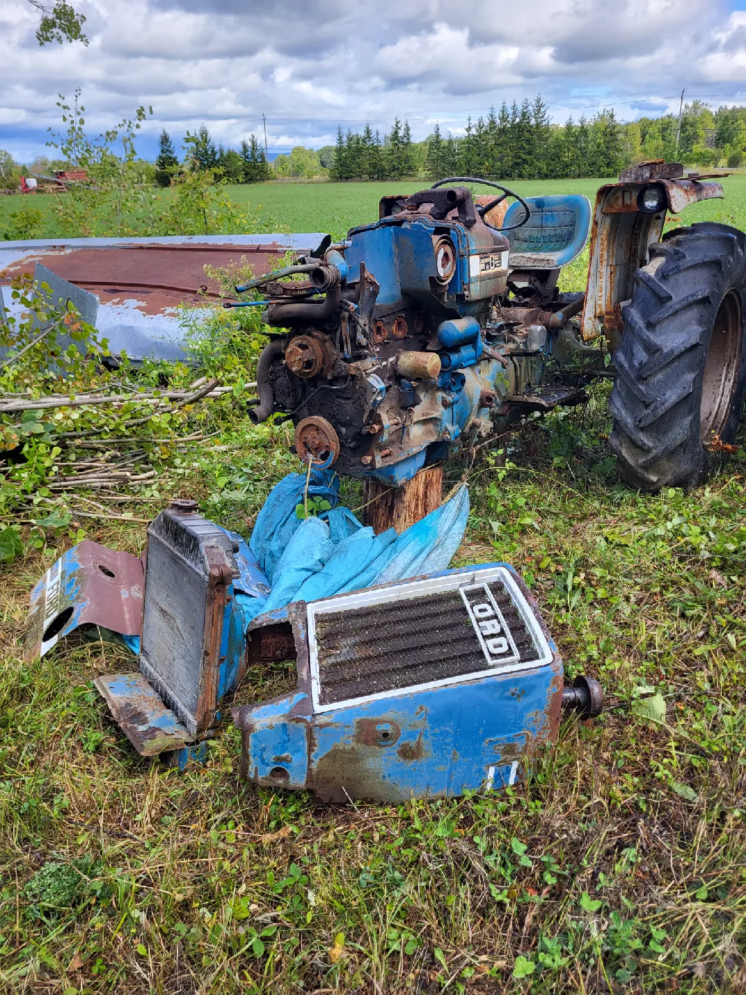 Vintage Ford 3600 gas Tractor - Parts or Restoration Project thumbnail