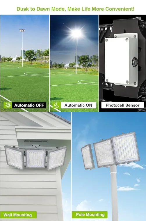 STASUN Flying Series Max – 900W Dusk-to-Dawn LED Flood Light image indicator(10)