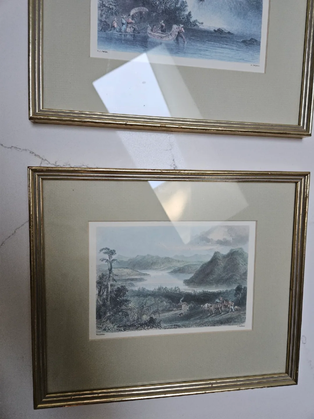 Framed Vintage Landscape Prints - Set of 2 image indicator(3)