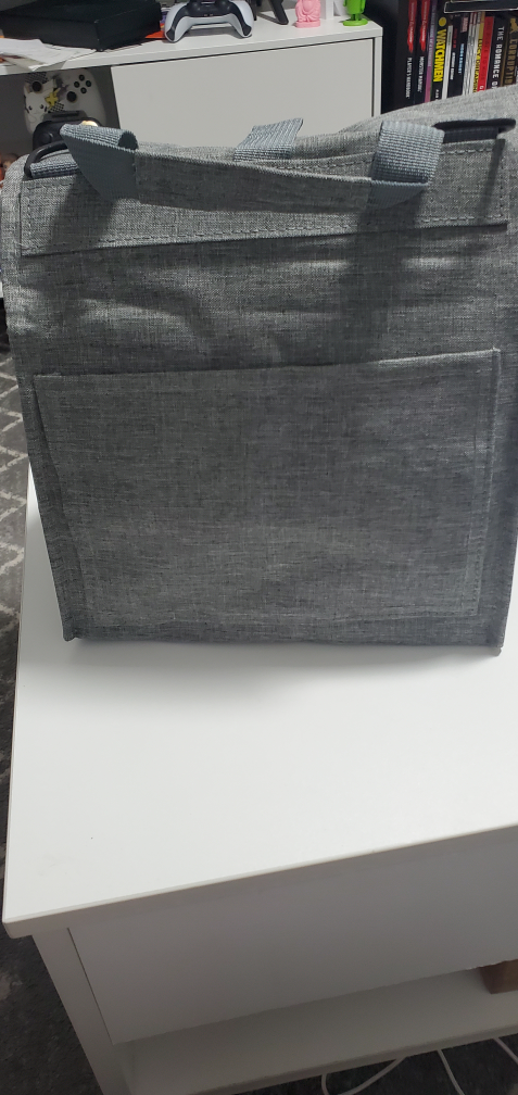 Gray Insulated Lunch Bag Tote - photo 5
