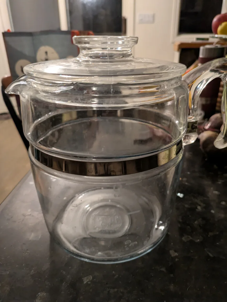 Vintage Pyrex Glass Coffee Percolator thumbnail