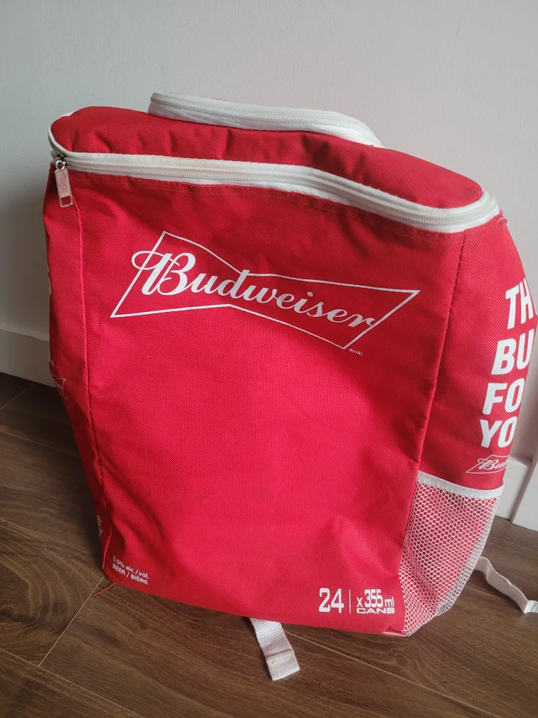 Budweiser Backpack Cooler - Holds 24 Cans