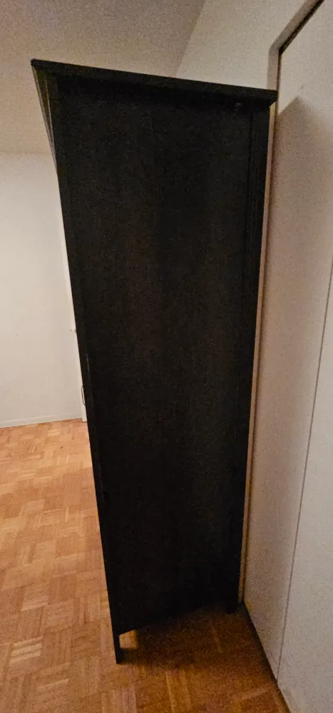 IKEA Dark Brown Wardrobe with Mirror image indicator(4)