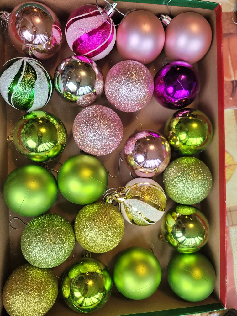Christmas Ornaments - Mixed Colours thumbnail