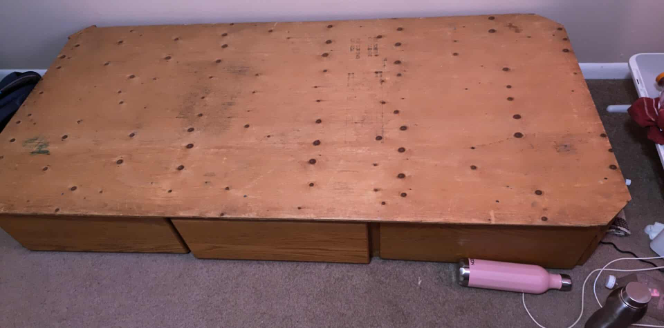 Wooden Bed Frame with Storage Drawers - photo 4