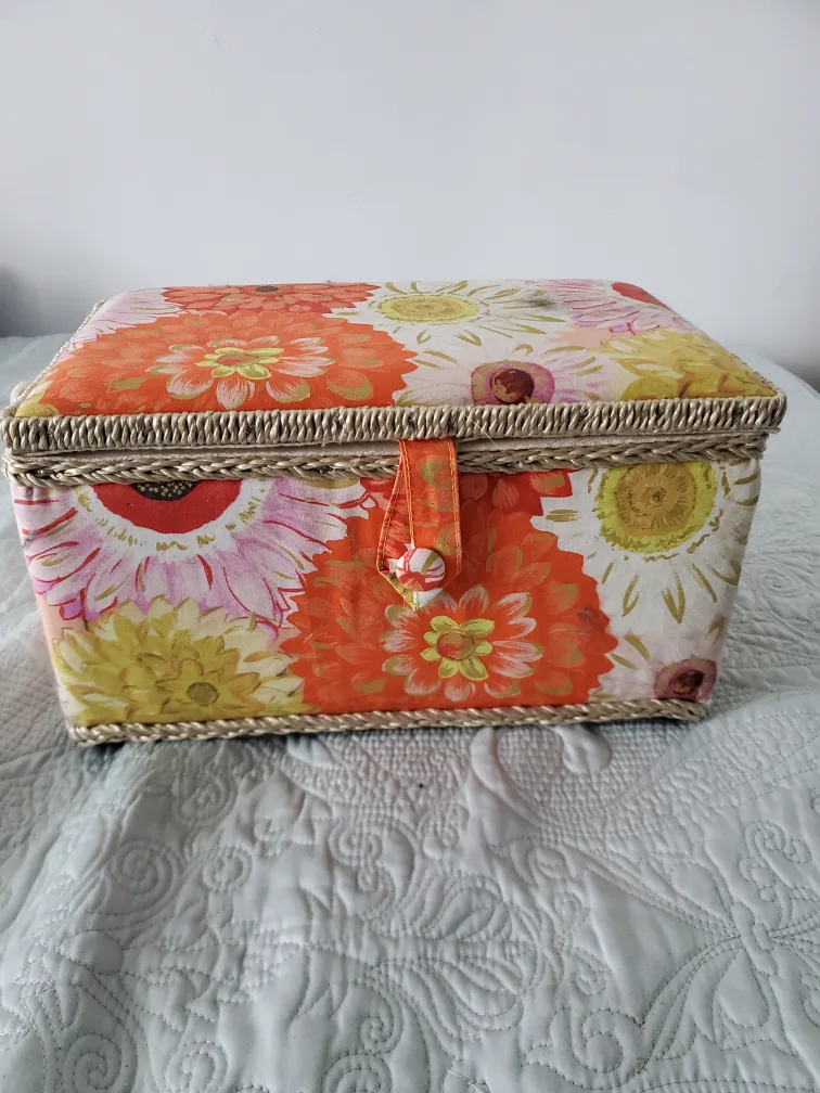 Floral Patterned Sewing Box thumbnail