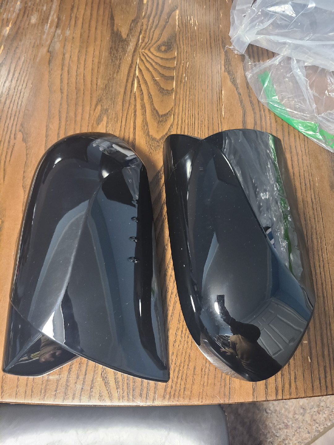CKE Glossy Black Mirror Guard Cover for Toyota Camry 2018-2025