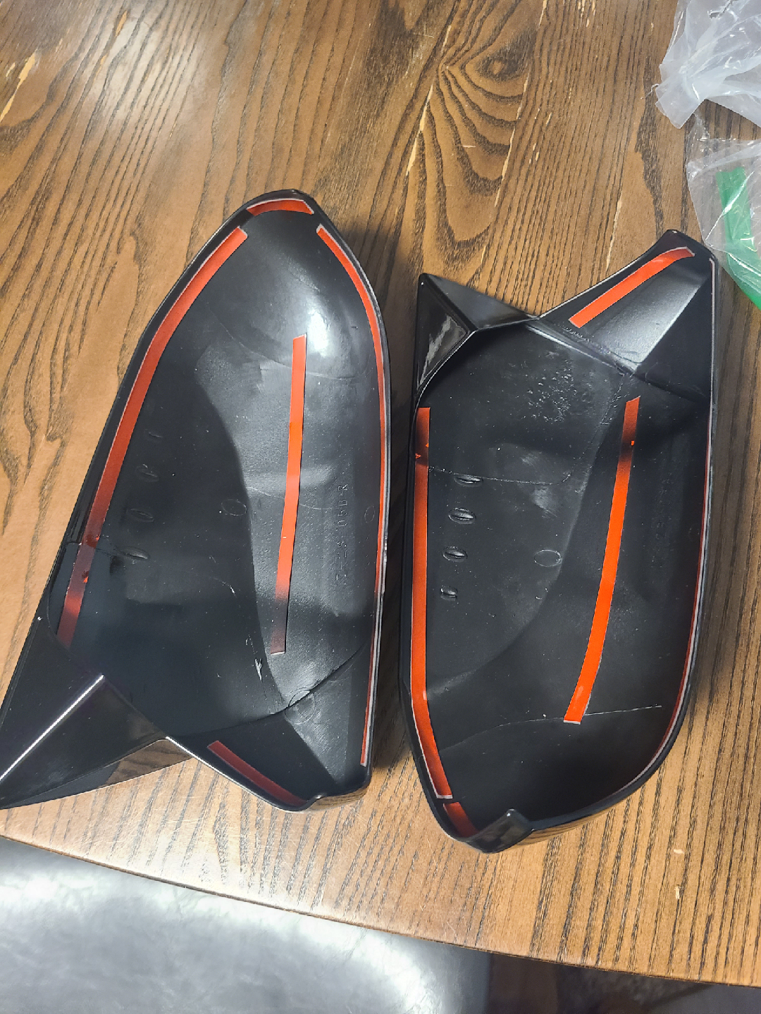 CKE Glossy Black Mirror Guard Cover for Toyota Camry 2018-2025 - photo 2