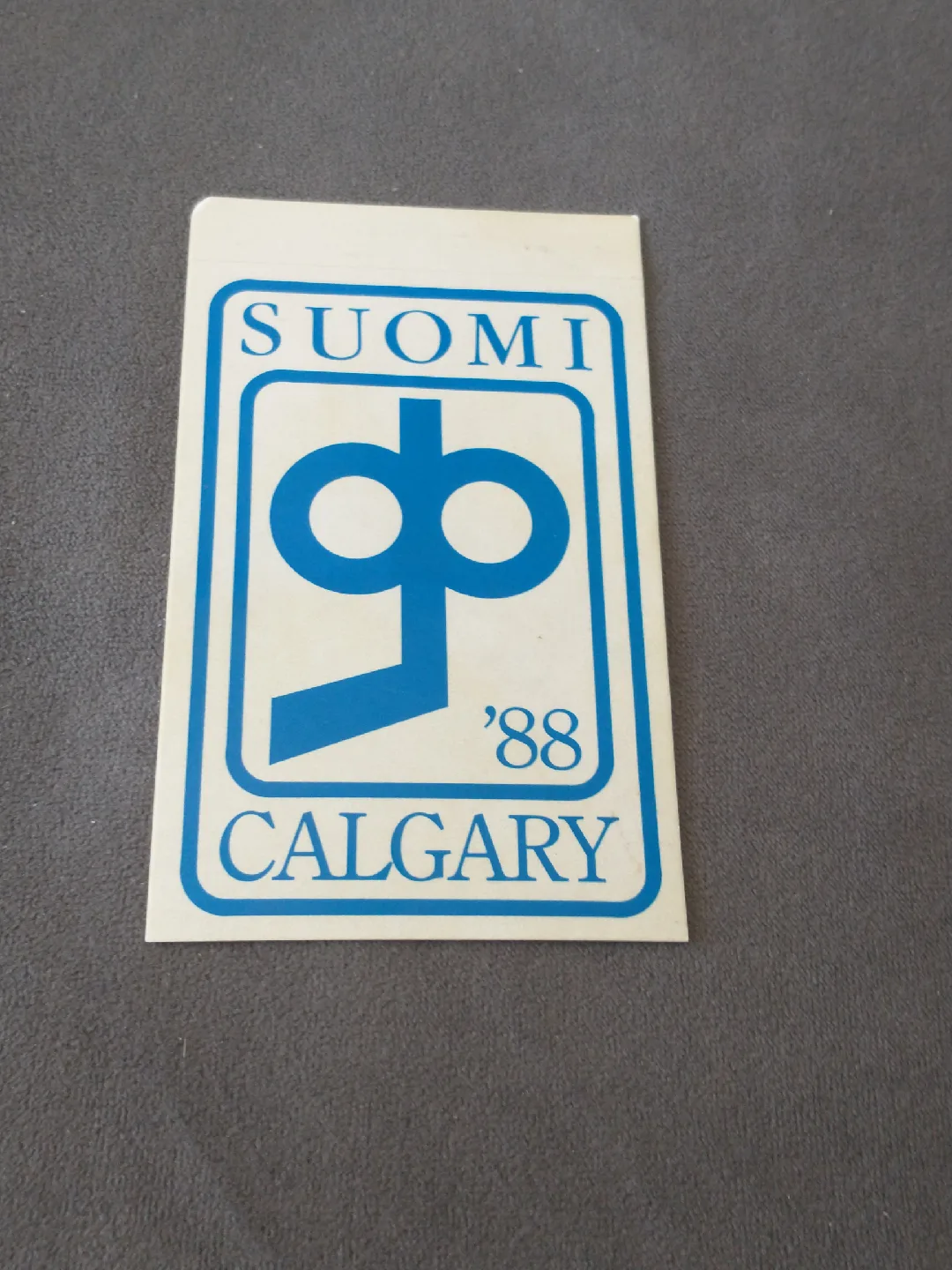 1988 Calgary Olympics Finland hockey sticker thumbnail