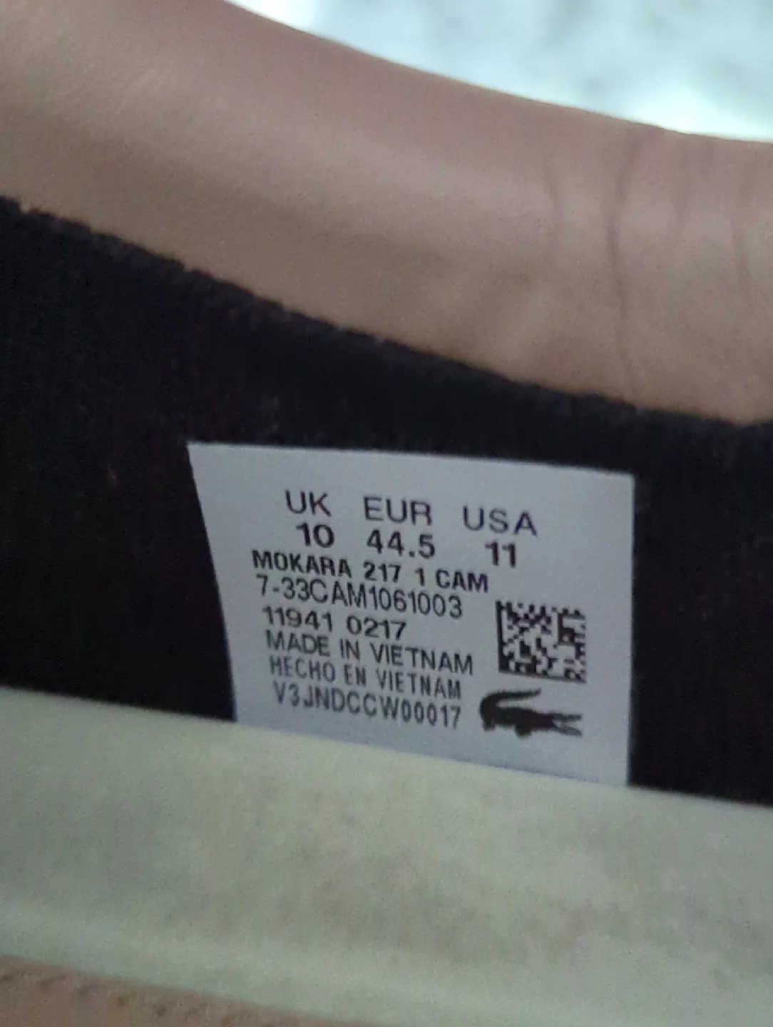 Lacoste Mokara 217 1 CAM Blue Sneakers - Size 11 image indicator(4)