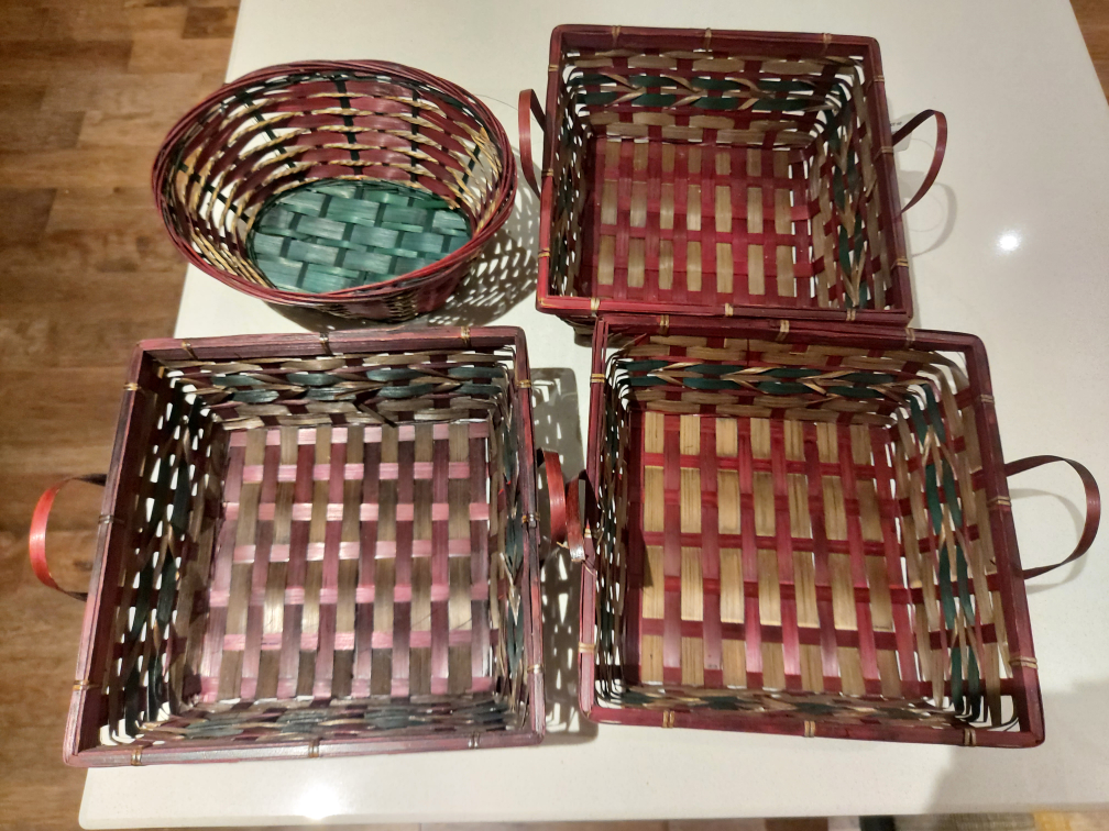 Woven Baskets - Set of 4