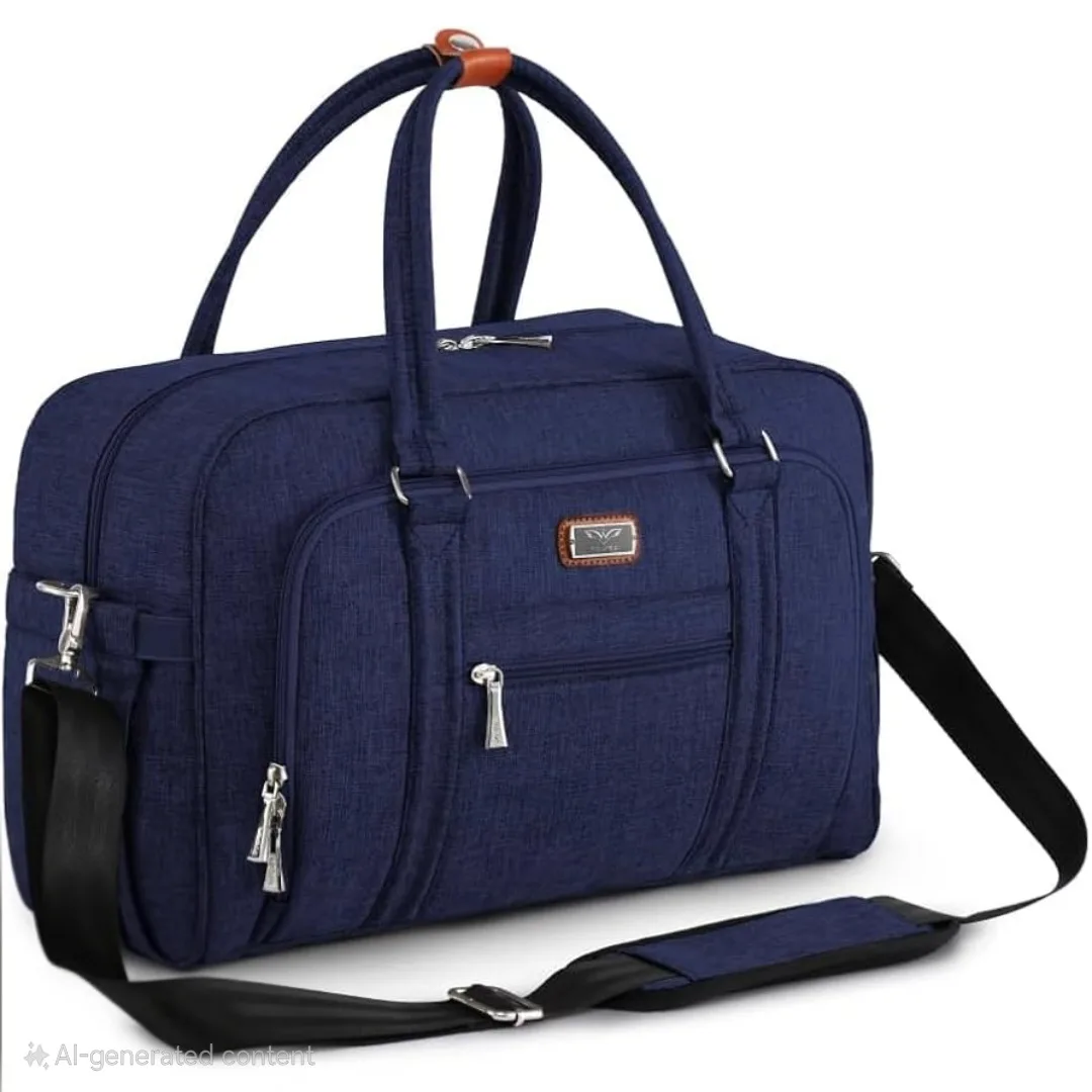 New WELAVILA Large Convertible Baby Diaper Bag – Navy Blue thumbnail