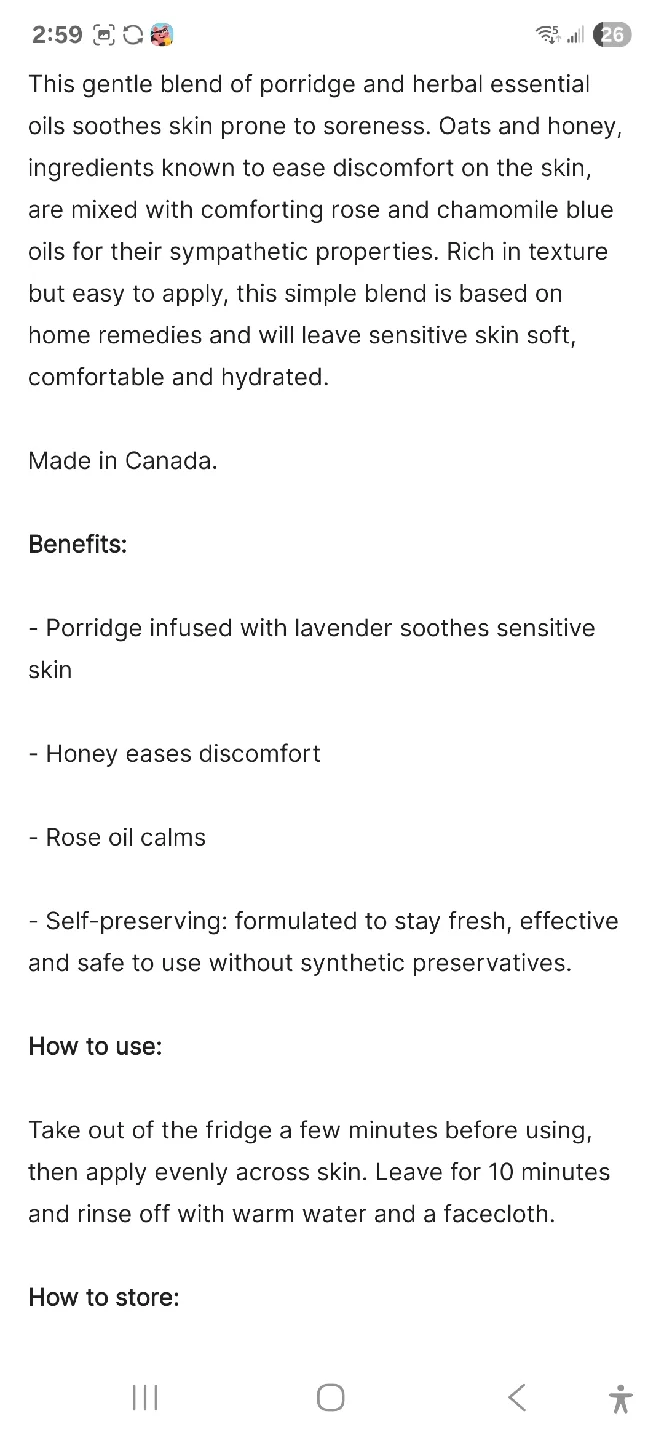 Lush Skin Soothing Porridge Face Mask image indicator(2)