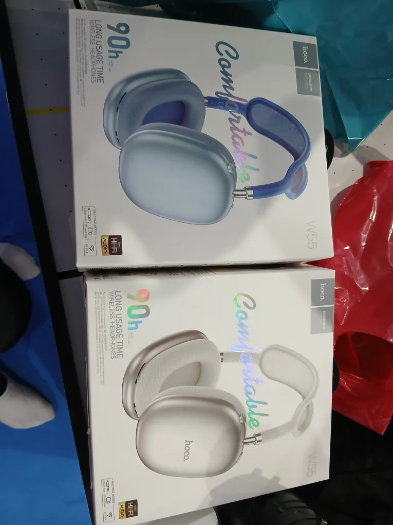 New Hoco W55 Comfortable Wireless Headphones thumbnail