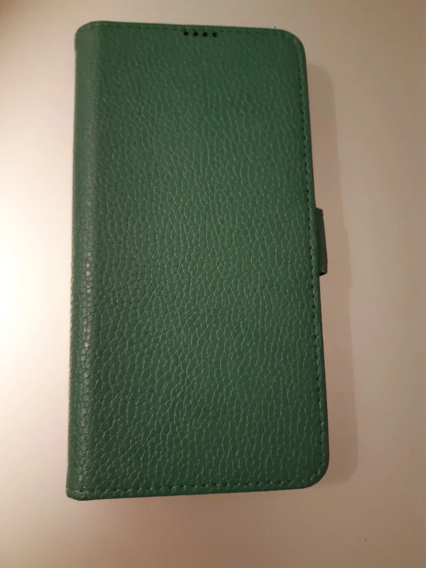 Green Leather Samsung Galaxy S10 Phone Case thumbnail