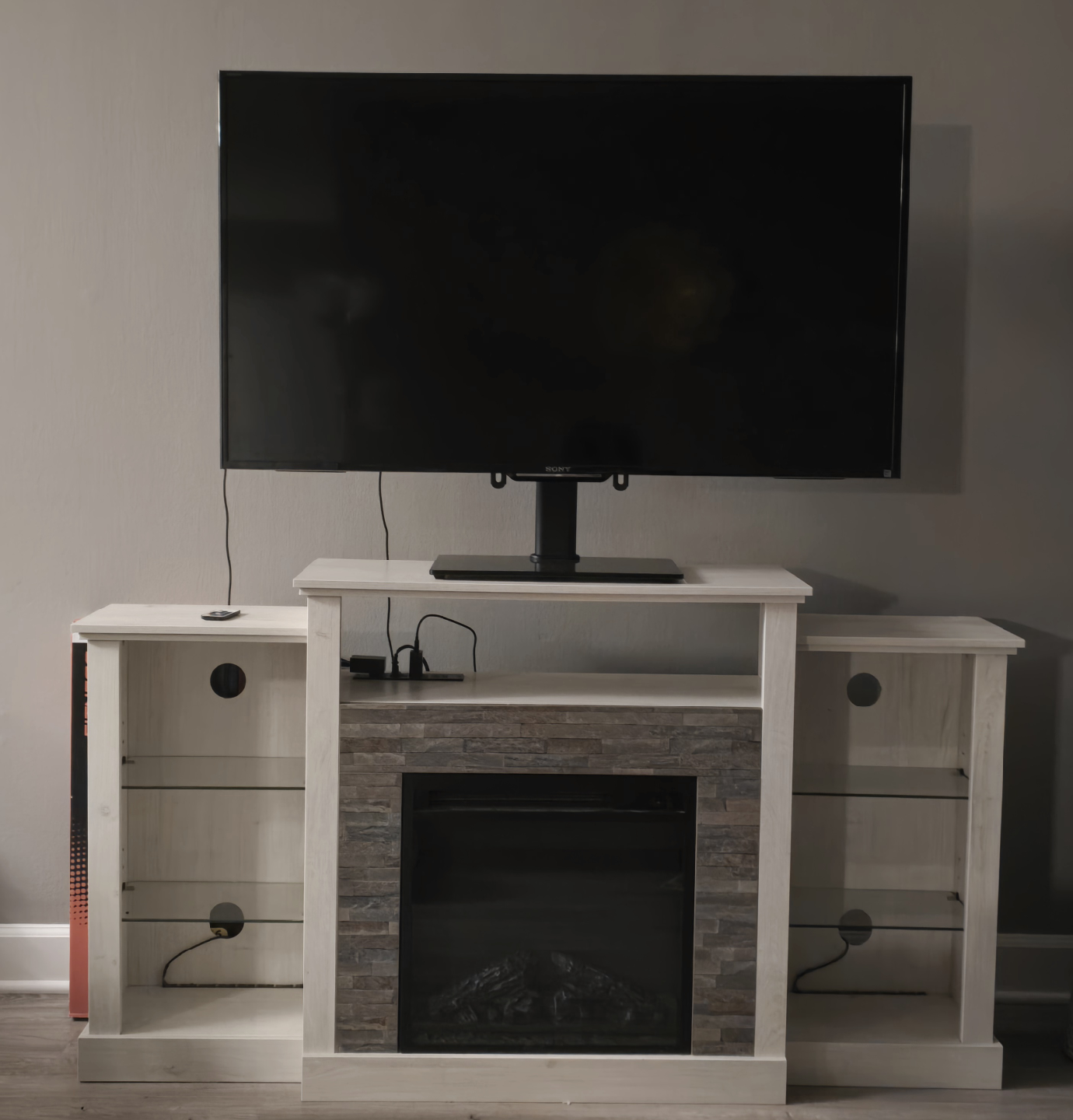 Fireplace TV stand with L.E.D lights - photo 3