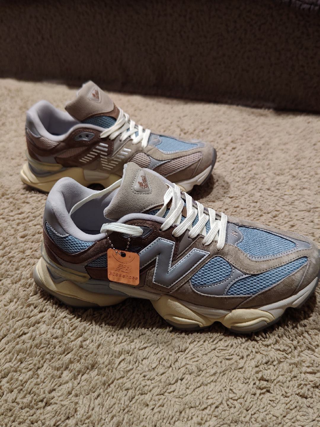 New Balance 9060 Sneakers - Blue/Brown - photo 2