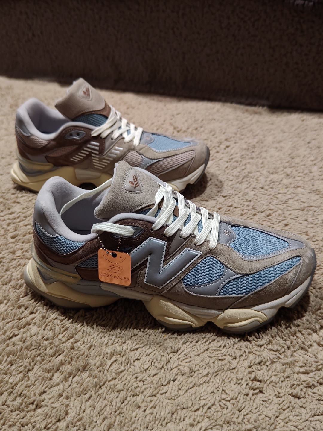 New Balance 9060 Sneakers - Blue/Brown - photo 3