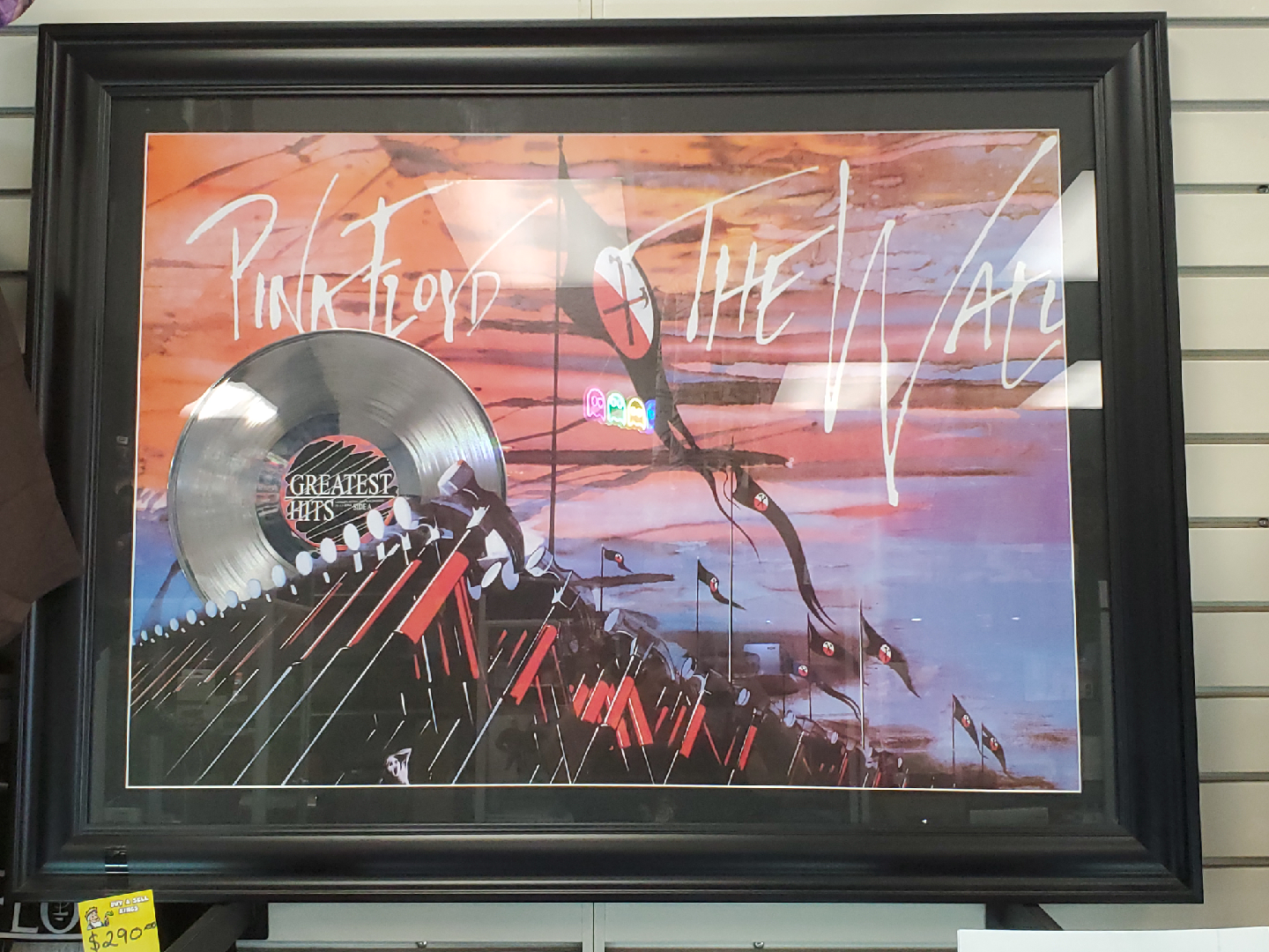 Framed Pink Floyd 'The Wall' Record Art