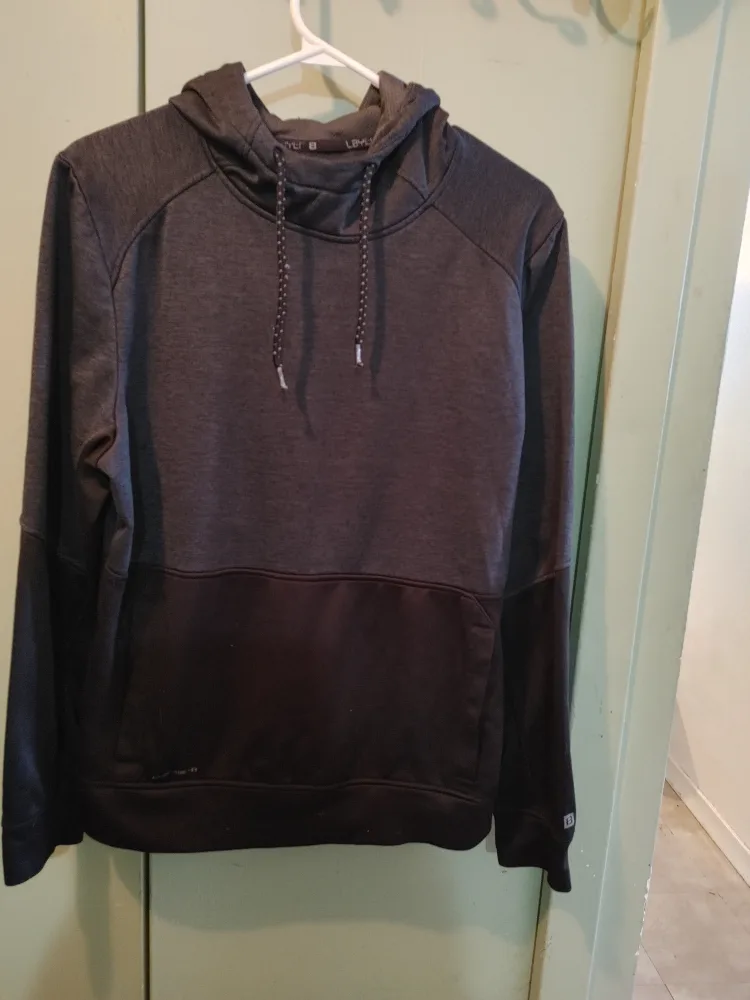 Layer 8 Hoodie - Grey & Black thumbnail