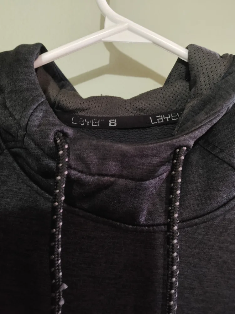 Layer 8 Hoodie - Grey & Black image indicator(2)