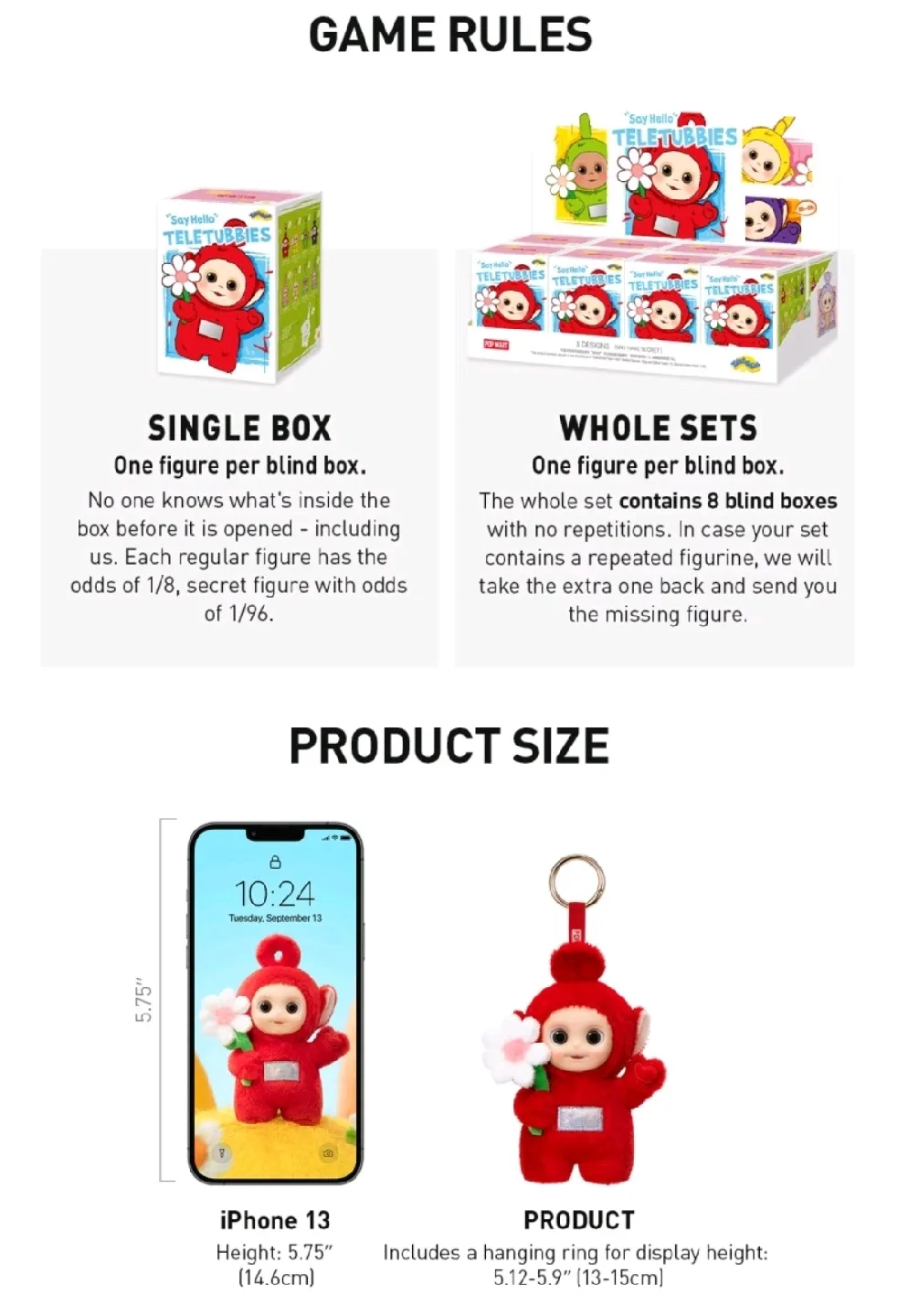 Pop Mart Teletubbies "Say Hello" Keychain image indicator(5)