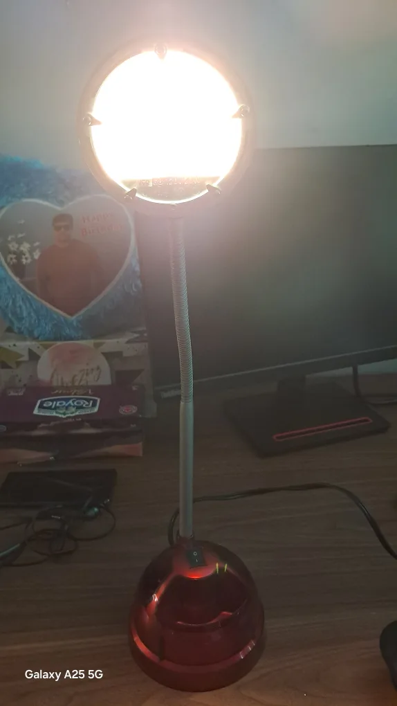 Red Desk Lamp - Model GX6503A image indicator(3)