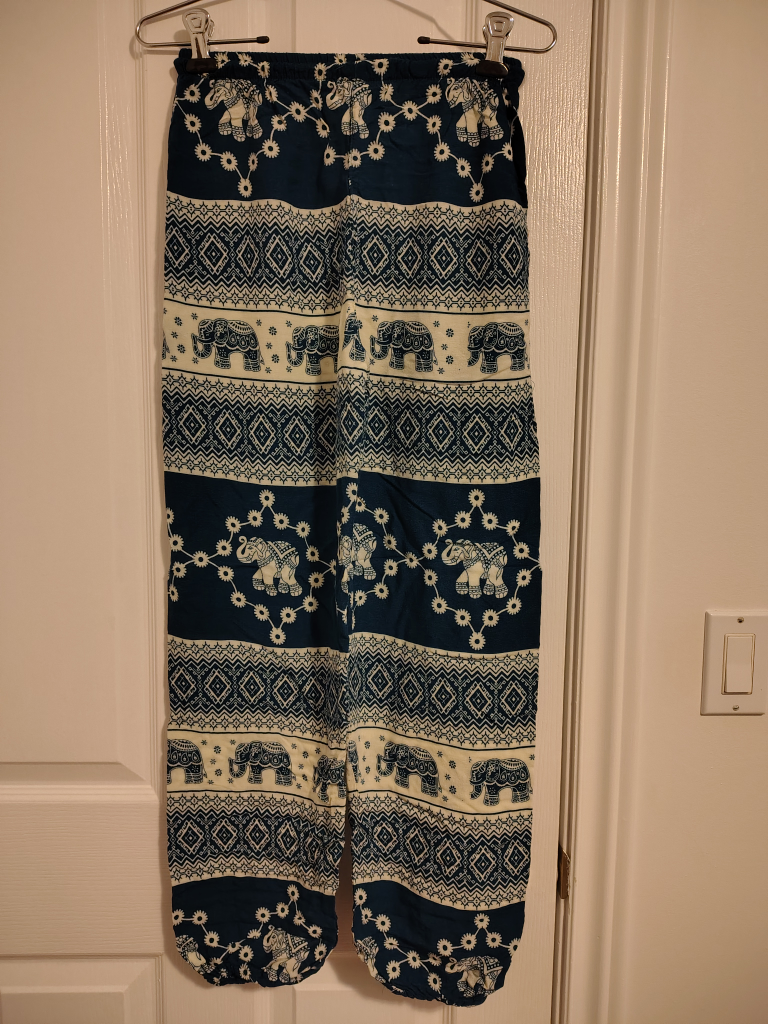 Elephant Print Thai Pants - photo 2