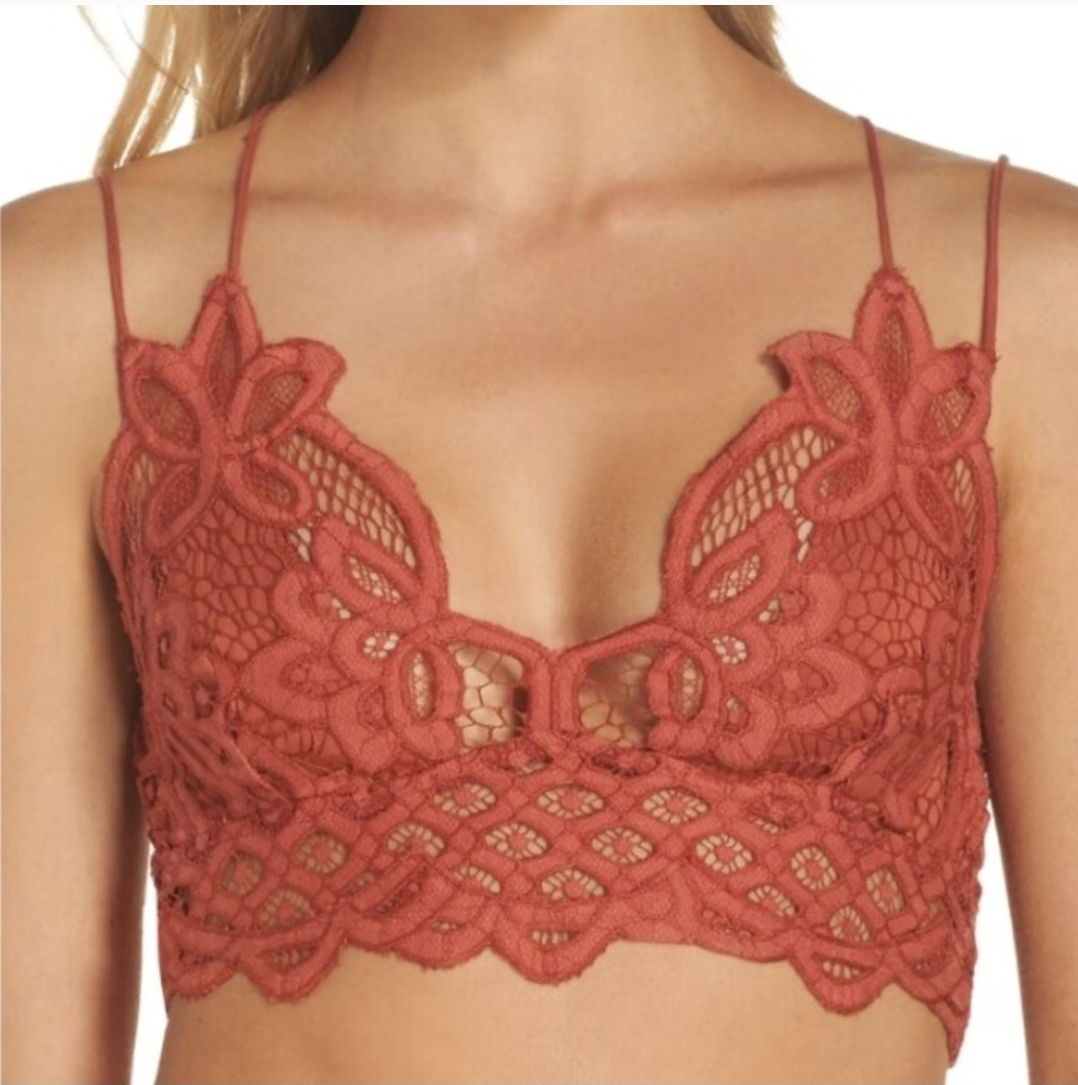 Free People Adella Bralette - Rust