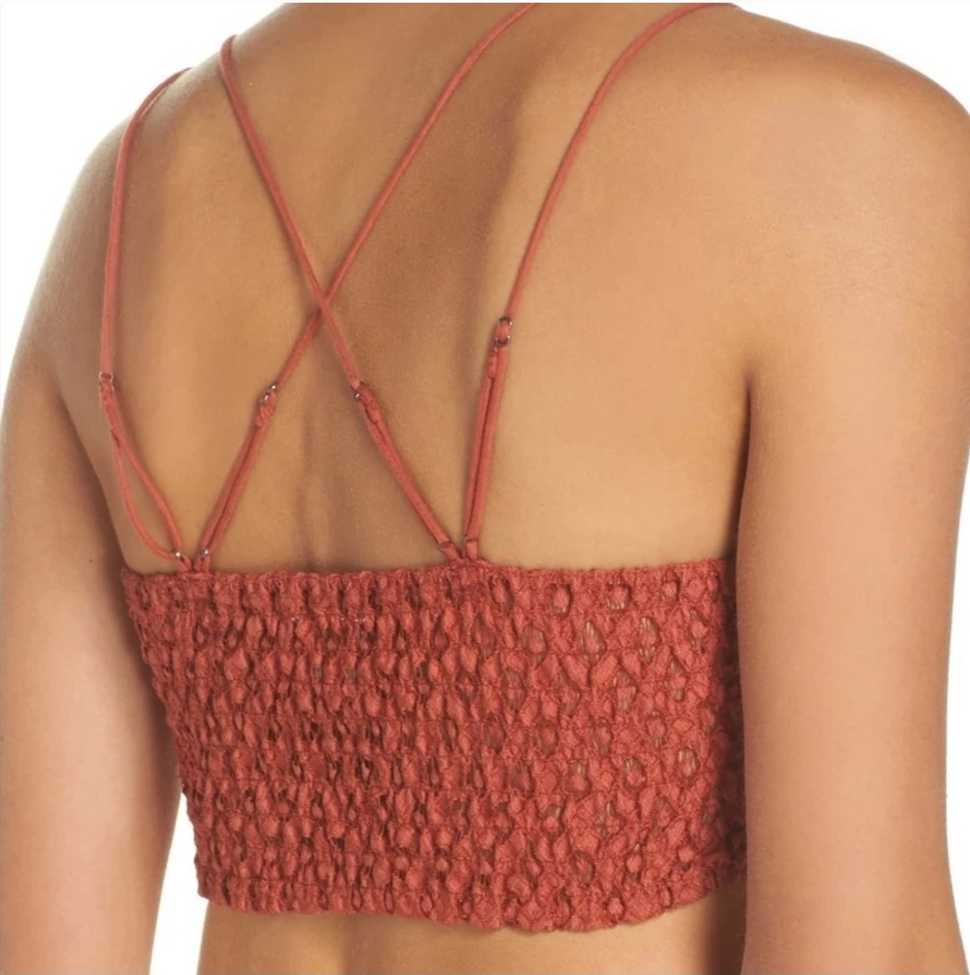 Free People Adella Bralette - Rust - photo 2