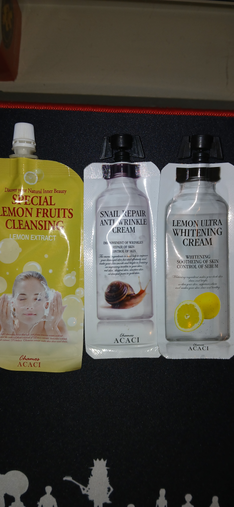 Chamos Acaci Lemon & Snail Cream Set- Korean skincare - photo 2
