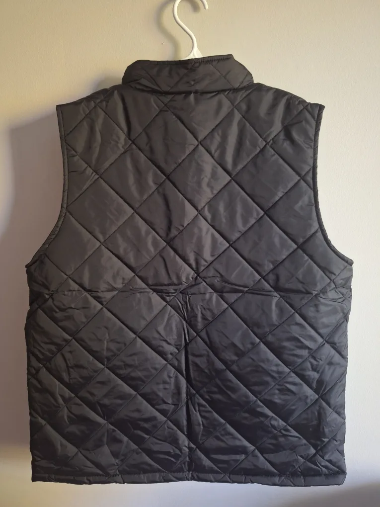 NEW Quilted Black Vest image indicator(2)