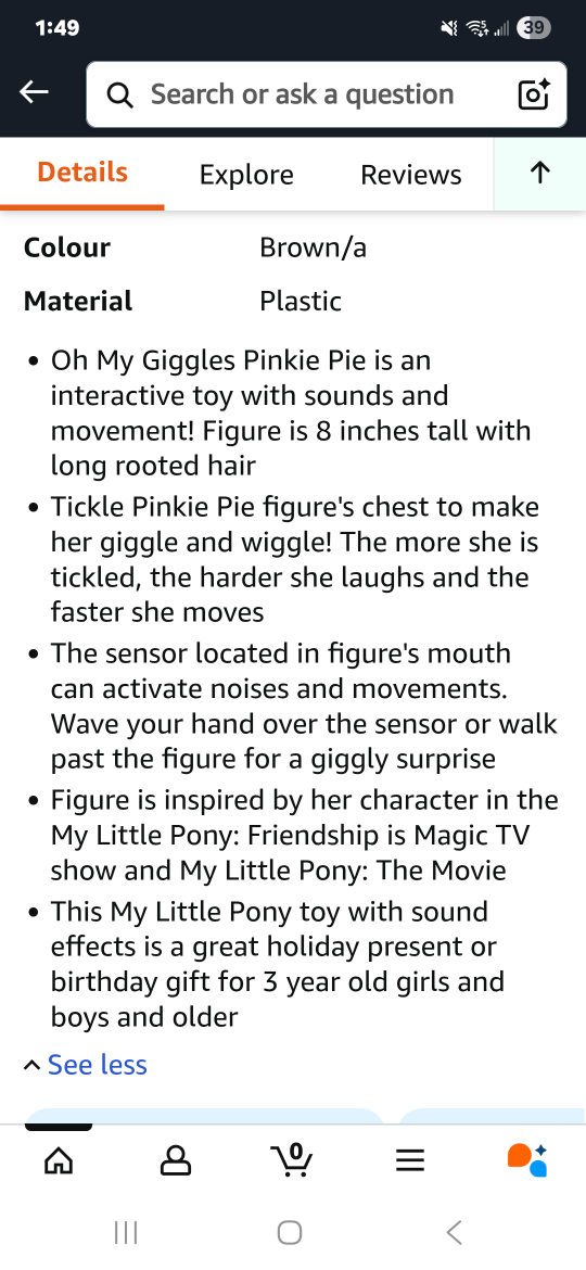 My Little Pony Oh My Giggles Pinkie Pie - photo 4