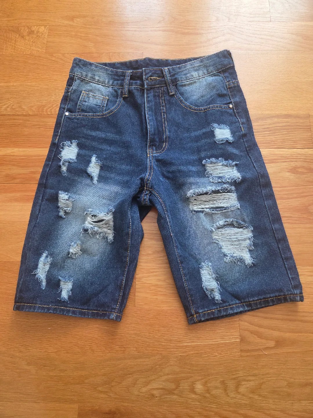 Distressed Denim Shorts - Size 28 image indicator(2)