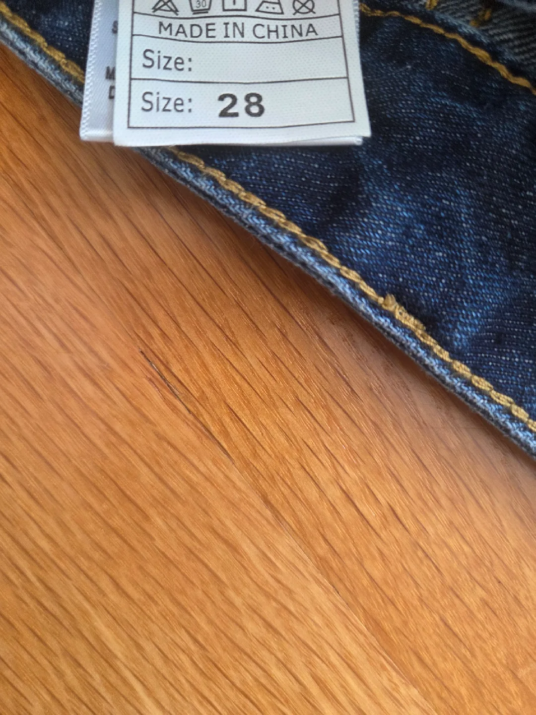 Distressed Denim Shorts - Size 28 image indicator(4)