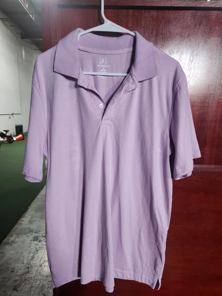 George Purple Polo Shirt Size M (38-40) image indicator(6)