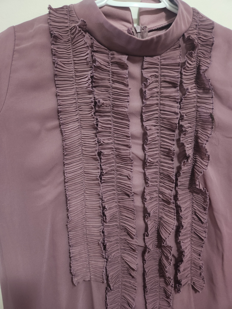 Mauve Ruffle Dress - photo 3