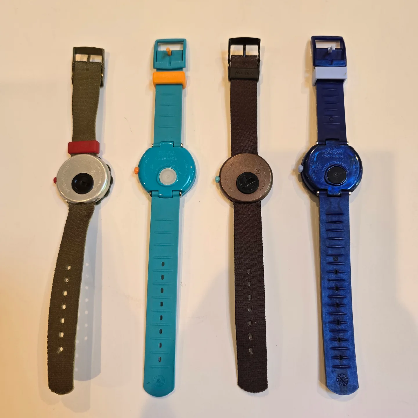 Swatch Flik Flak Watches. $15 each. New Battery image indicator(2)