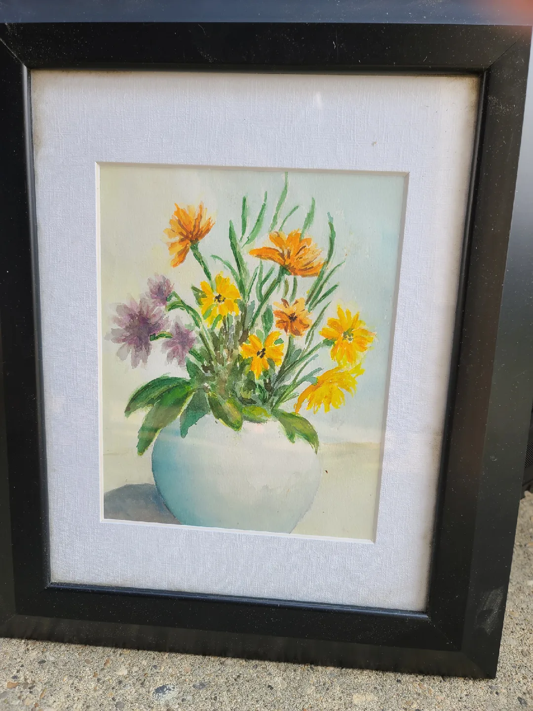 Framed Floral Watercolour Painting thumbnail