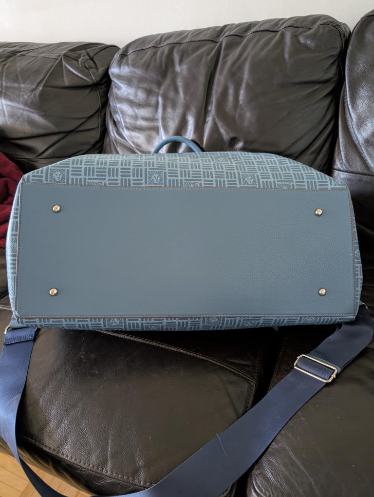 Anne Klein blue patterned duffel bag - photo 3