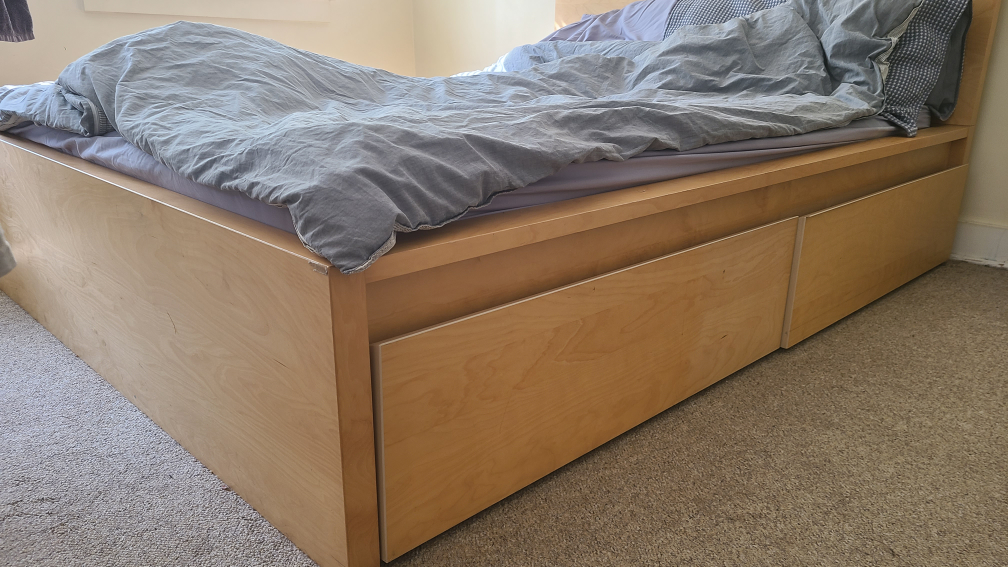 IKEA Malm Bed Frame with Storage
