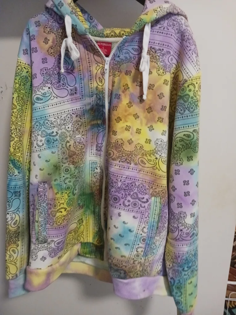 Victorious Tie Dye Bandana Hoodie & Pants thumbnail