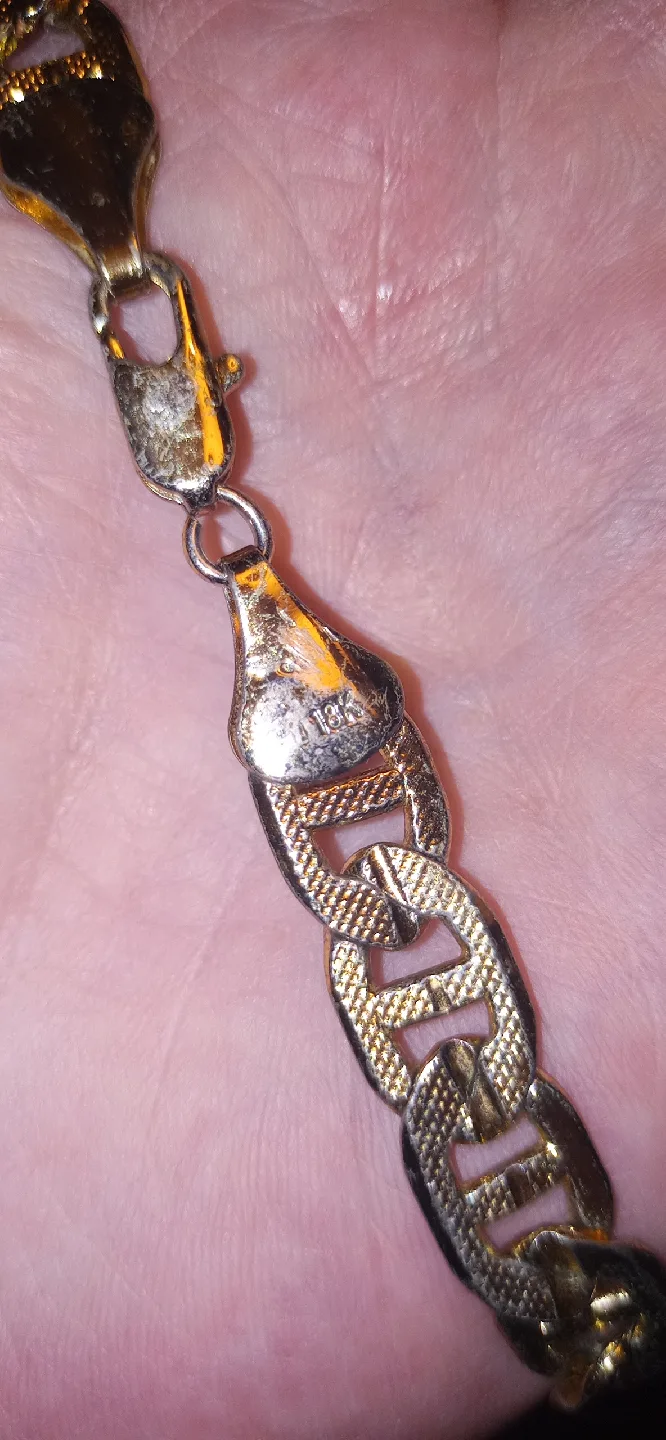 Gold link Chain Necklace, 24 inches image indicator(6)