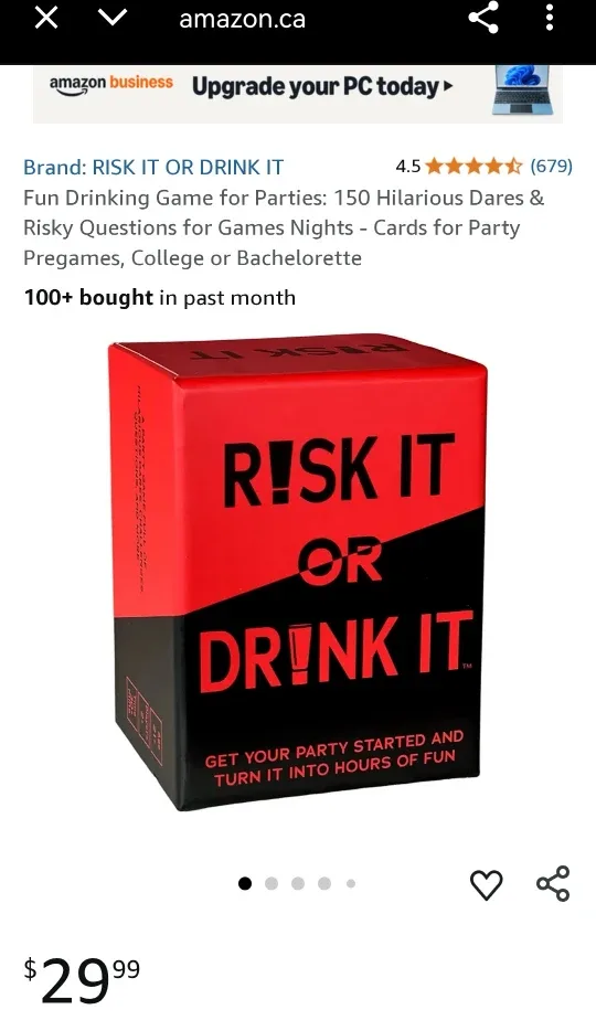 Risk It or Drink It Fun Drinking Game thumbnail