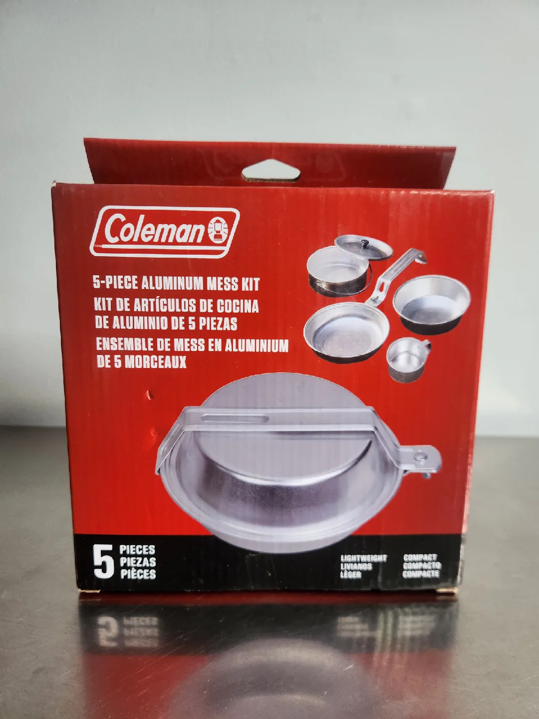Coleman 5-Piece Aluminum Mess Kit - New in Box! thumbnail