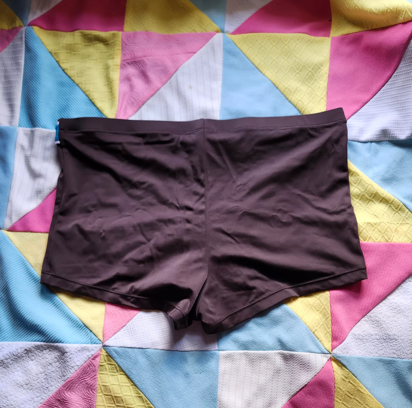 Brown and blue South Point swim shorts image indicator(2)